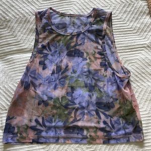 Beyond Yoga Sheer Floral Crop Top